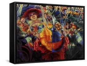 The Laugh-Umberto Boccioni-Framed Stretched Canvas