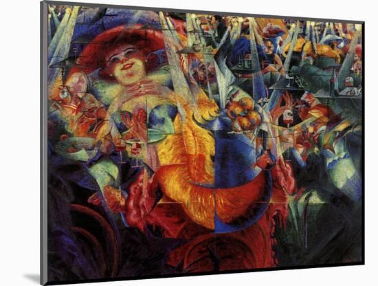 The Laugh-Umberto Boccioni-Mounted Giclee Print