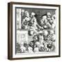 The Laughing Audience, 1733-William Hogarth-Framed Giclee Print