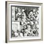 The Laughing Audience, 1733-William Hogarth-Framed Giclee Print
