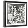 The Laughing Audience, 1733-William Hogarth-Framed Giclee Print