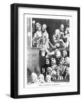 'The Laughing Audience' by William Hogarth-William Hogarth-Framed Giclee Print