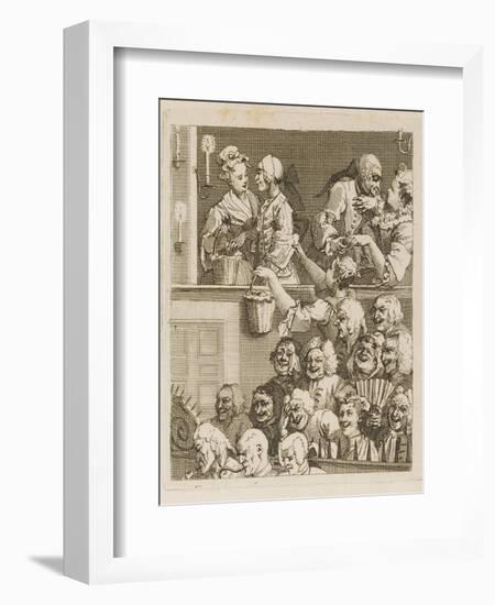 The Laughing Audience-William Hogarth-Framed Art Print