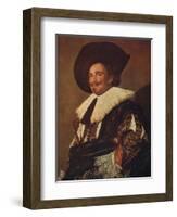 'The Laughing Cavalier', 1624, (c1915)-Frans Hals-Framed Giclee Print