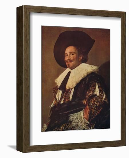 'The Laughing Cavalier', 1624, (c1915)-Frans Hals-Framed Giclee Print