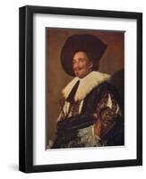 'The Laughing Cavalier', 1624, (c1915)-Frans Hals-Framed Giclee Print