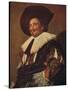 'The Laughing Cavalier', 1624, (c1915)-Frans Hals-Stretched Canvas