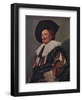 'The Laughing Cavalier', 1624-Frans Hals-Framed Giclee Print