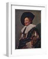 'The Laughing Cavalier', 1624-Frans Hals-Framed Giclee Print