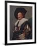 'The Laughing Cavalier', 1624-Frans Hals-Framed Giclee Print