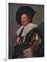 'The Laughing Cavalier', 1624-Frans Hals-Framed Premium Giclee Print