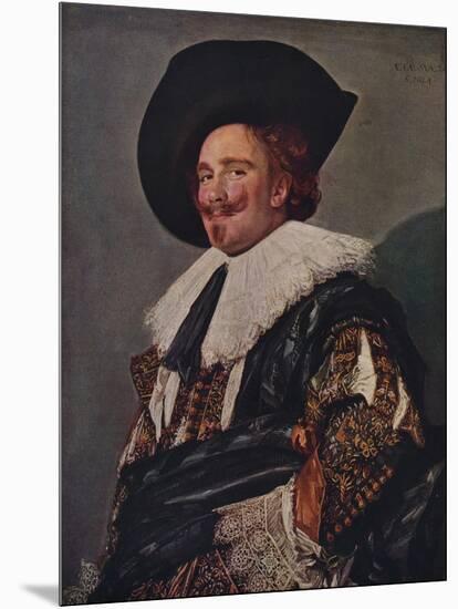 'The Laughing Cavalier', 1624-Frans Hals-Mounted Premium Giclee Print