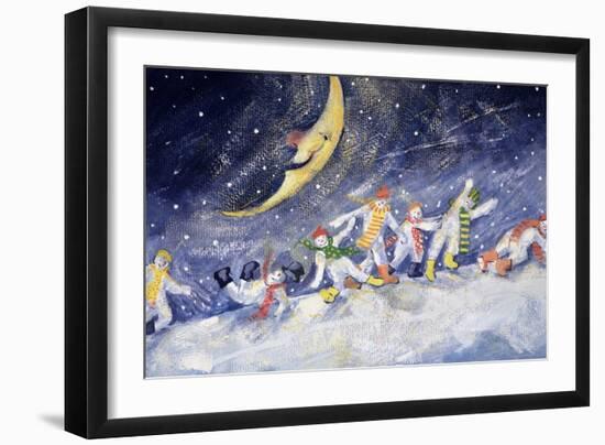 The Laughing Moon-David Cooke-Framed Giclee Print