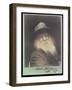 'The Laughing Philosopher', a Portrait of Walt Whitman (1819-91) September 1887-George C. Cox-Framed Photographic Print