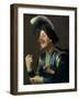 The Laughing Violinist, 1624-Gerrit van Honthorst-Framed Giclee Print