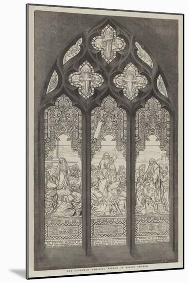 The Laughton Memorial Window in Boston Church-null-Mounted Giclee Print