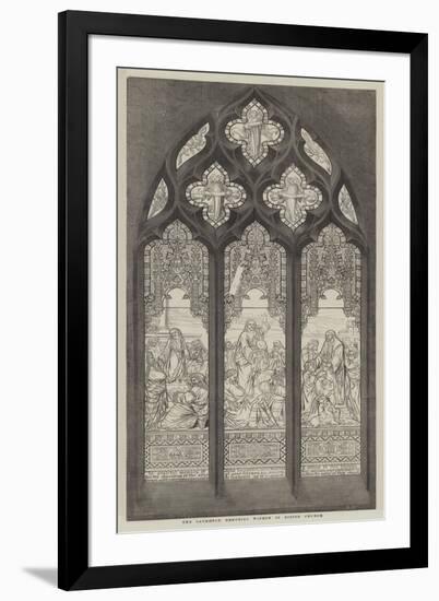 The Laughton Memorial Window in Boston Church-null-Framed Giclee Print