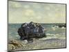 The Laugland Bay, Rock, 1897-Alfred Sisley-Mounted Giclee Print