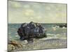 The Laugland Bay, Rock, 1897-Alfred Sisley-Mounted Giclee Print