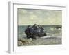 The Laugland Bay, Rock, 1897-Alfred Sisley-Framed Giclee Print