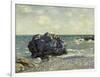 The Laugland Bay, Rock, 1897-Alfred Sisley-Framed Giclee Print