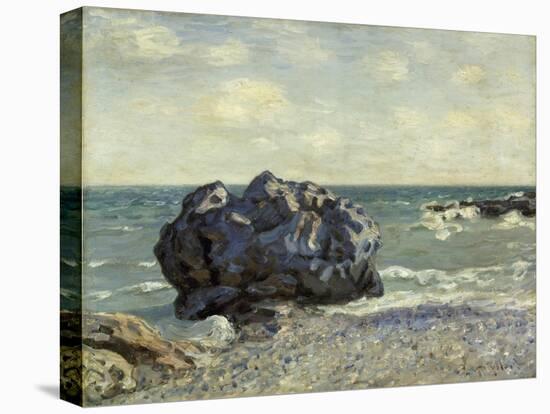 The Laugland Bay, Rock, 1897-Alfred Sisley-Stretched Canvas