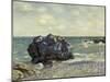 The Laugland Bay, Rock, 1897-Alfred Sisley-Mounted Giclee Print