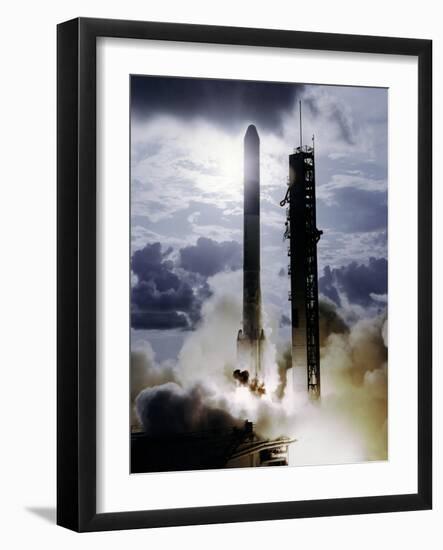 The Launch of Goddard's Eighth Orbiting Solar Observatory Aboard the Delta Rocket-Stocktrek Images-Framed Photographic Print
