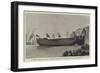 The Launch of Hm Steam Corvette Bacchante at Portsmouth-null-Framed Giclee Print