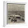 The Launch of the Cruiser La Vizcaya at the Anglo-Spanish Shipyards, Bilbao-null-Framed Giclee Print