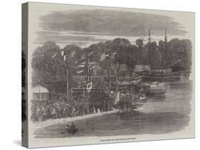 The Launch of the Ipswich Life-Boat-null-Stretched Canvas