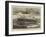 The Launch of the Italian Ironclad Italia-William Lionel Wyllie-Framed Giclee Print