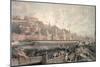 The Launch of the Steamship 'The Great Britain' in the Presence of H.R.H. Prince Albert-English School-Mounted Giclee Print