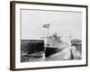 The Launch, Str. Conemaugh, Wyandotte, Mich.-null-Framed Photo