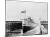 The Launch, Str. Conemaugh, Wyandotte, Mich.-null-Mounted Photo