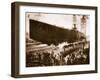 The Launching of the Armoured Cruiser 'Hindenburg'-null-Framed Giclee Print