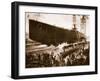 The Launching of the Armoured Cruiser 'Hindenburg'-null-Framed Giclee Print