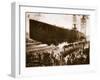 The Launching of the Armoured Cruiser 'Hindenburg'-null-Framed Giclee Print