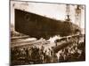 The Launching of the Armoured Cruiser 'Hindenburg'-null-Mounted Giclee Print