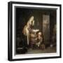 The Laundress, 1730S-Jean-Baptiste Simeon Chardin-Framed Giclee Print