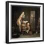 The Laundress, 1730S-Jean-Baptiste Simeon Chardin-Framed Giclee Print