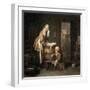 The Laundress, 1730S-Jean-Baptiste Simeon Chardin-Framed Giclee Print