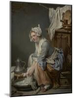 The Laundress, 1761-Jean-Baptiste Greuze-Mounted Art Print