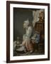 The Laundress, 1761-Jean Baptiste Greuze-Framed Premium Giclee Print