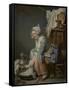 The Laundress, 1761-Jean Baptiste Greuze-Framed Stretched Canvas