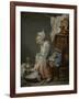 The Laundress, 1761-Jean Baptiste Greuze-Framed Giclee Print
