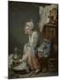 The Laundress, 1761-Jean Baptiste Greuze-Mounted Giclee Print