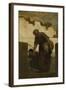 The Laundress, Ca 1863-Honoré Daumier-Framed Giclee Print