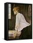 The Laundress (La Blanchisseuse)-Henri de Toulouse-Lautrec-Framed Stretched Canvas