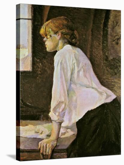 The Laundress (La Blanchisseuse)-Henri de Toulouse-Lautrec-Stretched Canvas